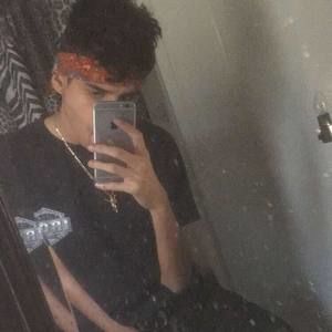 A kid trying to flex